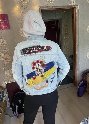 Джинсовка розписана