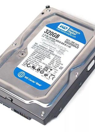 Жесткий диск western digital caviar blue 320gb 7200prm 8mb (wd3200aajs) 3.5" sataii