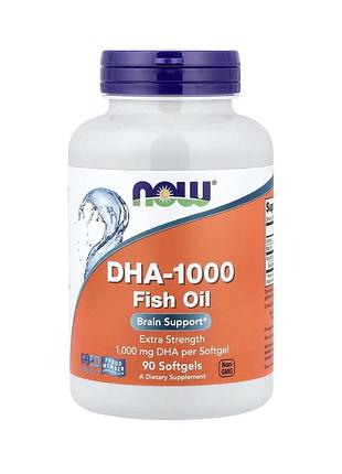 Dha-1000 рибʼячий жир, 90 капсул