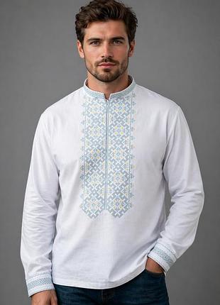 Яскрава чоловіча вишиванка, s-5xl 4xl