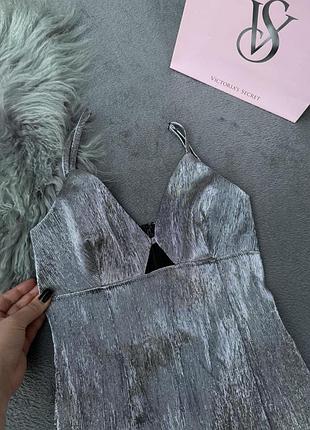 Серебряное/блестящее платье h&amp;m 4