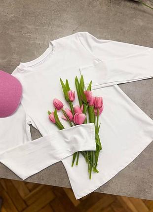 Базоий, еластичний лонгслів🌸