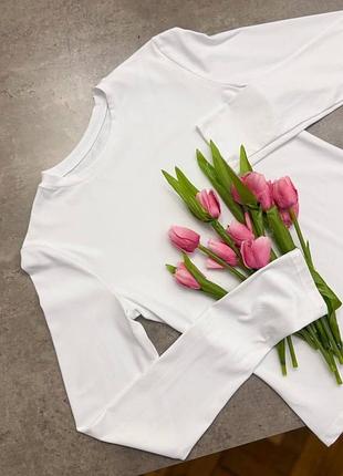 Базоий, еластичний лонгслів🌸 2