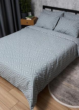 Комплект постельного белья moon&star бязь gold люкс silver maze king size 220x240 наволочки 2х40х60