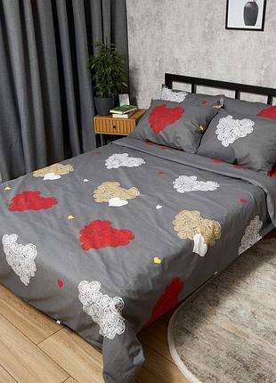 Комплект постельного белья moon&star бязь gold люкс soft love семейный 160х220х2 наволочки 4х70х70
