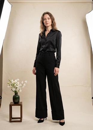Штани чорні next tailoring wide leg висока посадка розмір uk8r