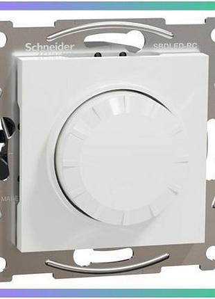 Поворотний led димер asfora 3-370 вт білий для регулювання яскравості освітлення без рамки