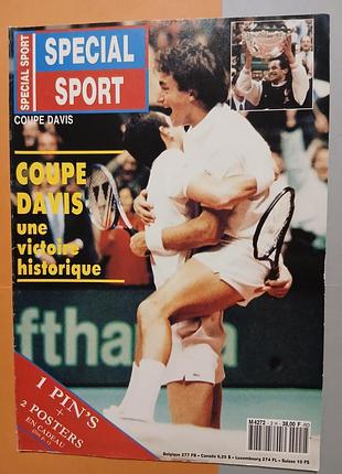 Журнал special sport кубок девіса 1991р, французькою, франція.