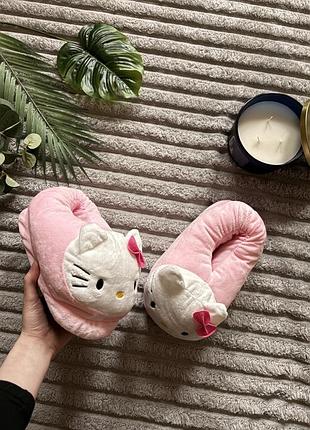 Рожеві тапочки hello kitty 35-38 розмір