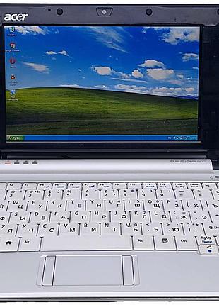 Ноутбук б/у acer aspire one zg5 (intel atom n270 1.6ghz/ram 1.5gb/ssd 8gb/mobile intel(r) 945/wifi/lan/ camera)