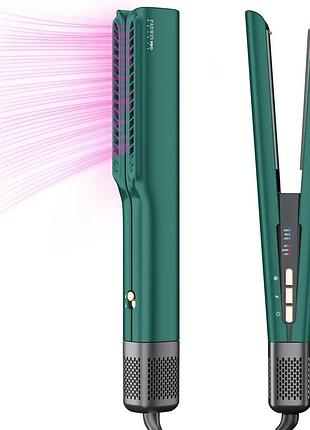 Випрямляч для волосся parwin pro beauty, іонний випрямляч та стайлер для вологого та сухого волосся, професійний повітряний
