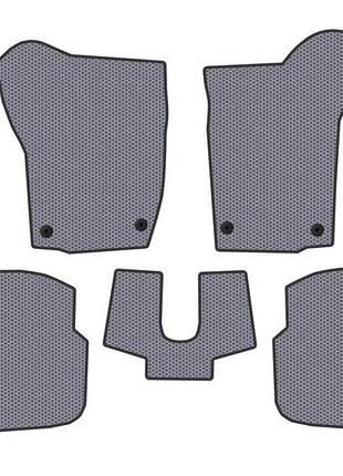 Резиновые коврики carsuit (серый) для seat toledo 2012-2019 гг