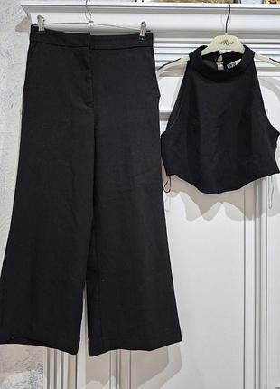 Стильный костюм zara топ и штаны
