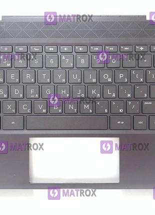 Передняя панель для hp x360 13-ag фиолетово-серая