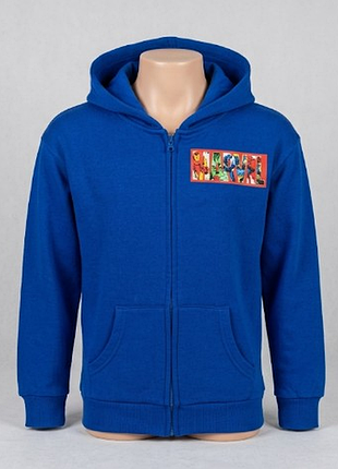 Дитяча худі-зіп  marvel,розмір: 8-9 років (зріст 134 см).
виготовлено в камбоджі.