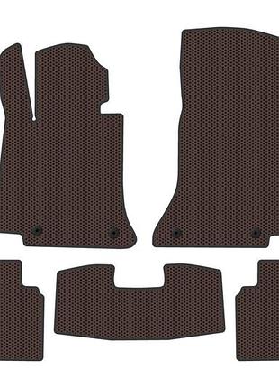 Гумові килимки carsuit (коричневий) для mercedes cle c236/a236 2024- рр