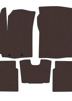 Резиновые коврики carsuit (коричневые) для suzuki swift 2017-2024 гг
