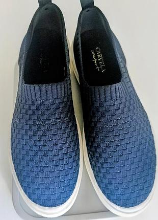 Брендові сліпони carvela comfort   (kurt geiger) р. 37 | темно-сині, плетені, платформа — оригінал, неймовірна зручність!