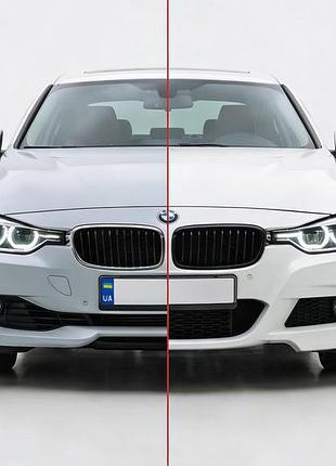 Комплект обвісів (м-performance) односторонній подвійний вихлоп для bmw 3 серія f30/f31 2012-2019 рр