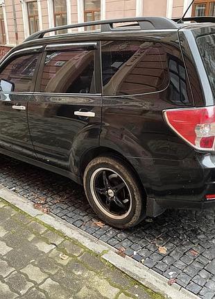 Дефлектори вікон (вітровики) subaru forester 2008-2013 (hic)