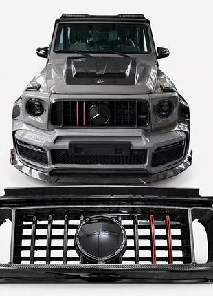 Решетка радиатора rocket для mercedes g сlass w463 2018-2024 гг