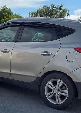 Дефлекторы окон (ветровики) hyundai tucson ii 2010-2015 ix35 (hic)