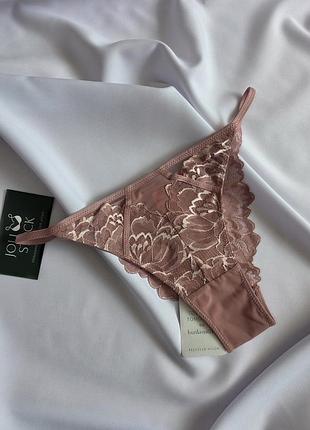 Трусики бразилиана темно розовые hunkemoller s