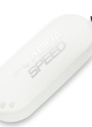 Чехол для очков (силиконовый) aqua speed silicone goggle case белый
