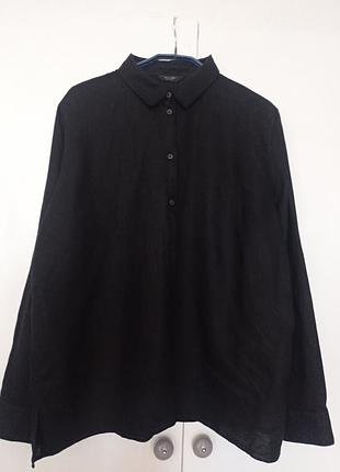 Льняна сорочка massimo dutti