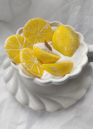 Свеча лимон 🍋 3