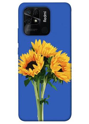 Чехол для телефона xiaomi redmi 10c flower print 9