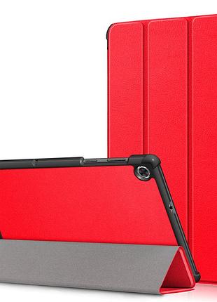 Чехол книжка для планшета lenovo tab m10 (3rd gen) tb-328 fu tb-328xu красный