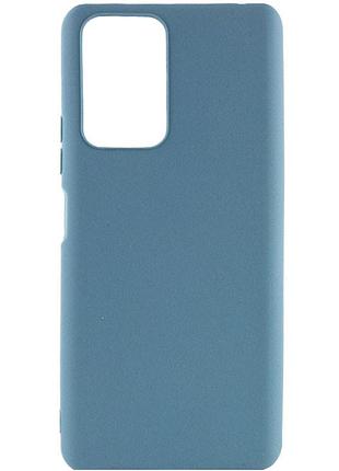 Силіконовий чохол candy для xiaomi poco m5 синій / powder blue