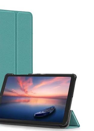 Чехол книжка для планшета samsung galaxy tab a7 lite 8.7 2021 sm-t220 и sm-t225 бирюза