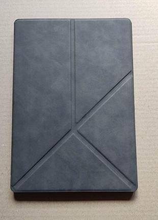 Чехол книжка gum origami для планшета samsung galaxy tab a8 10,5' 2022 sm-x200 и sm-x205 серый / dark grey
