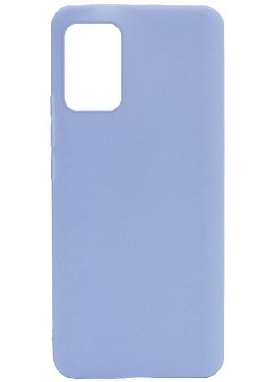 Силиконовый чехол candy для samsung galaxy a52 4g / a52 5g / a52s блакитний / lilac blue