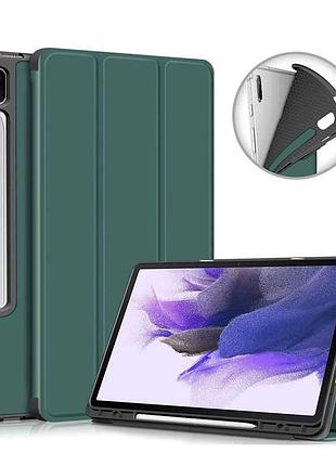 Чехол книжка gum stylus для планшета samsung galaxy tab s8 s9 s10 ultra 14.6 bottle green
