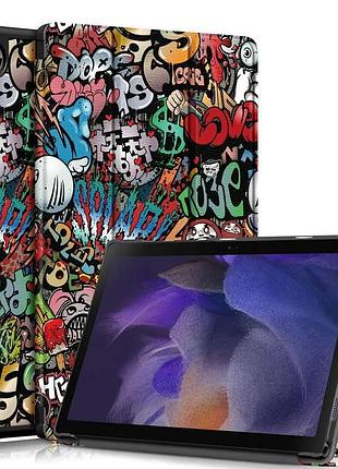 Чехол книжка для планшета lenovo tab p11 2nd gen tb-350 fu, tb-350 xu графіті