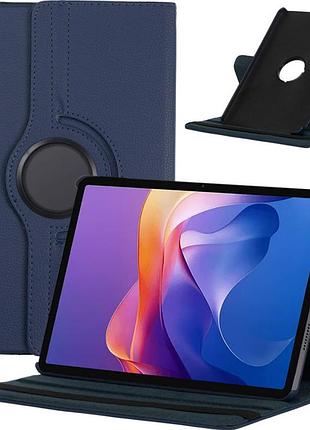 Чехол книжка поворотная 360 для планшета xiaomi redmi pad 2 11' синий