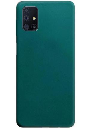 Силіконовий чохол candy для samsung galaxy a04s зелений / forest green