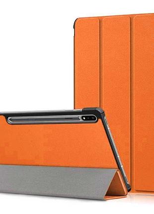 Чехол книжка для планшета samsung galaxy tab s7 11 2020 sm-t870 sm-t875 orange