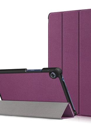 Чехол книжка для планшета huawei matepad t8 фиолетовый