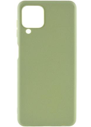 Силиконовый чехол candy для samsung galaxy m53 5g фісташковий