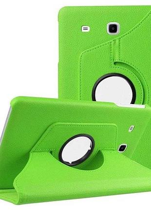 Чехол книжка поворотный 360 для планшета samsung galaxy tab e 9.6 sm-t560 и sm-t561 apple green
