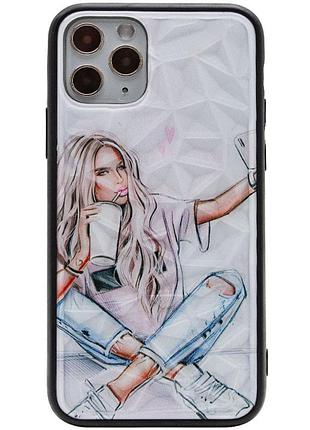 Tpu+pc чехол prisma ladies для apple iphone 11 pro max (6.5") selfie, tpu+pc
