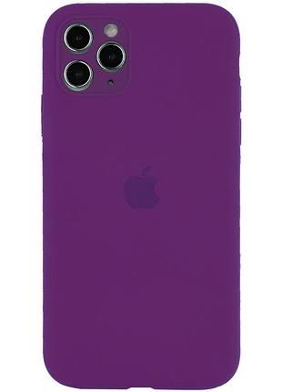 Чохол silicone case full camera protective (aa) для apple iphone 12 pro max (6.7")