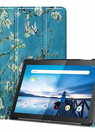 Чехол книжка для планшета lenovo tab m10 tb-x505f,x505l,x605l кожа pu, сакура
