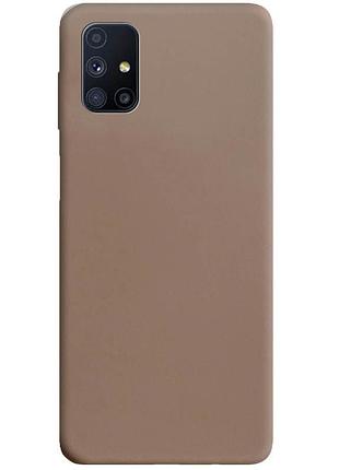 Силіконовий чохол candy для samsung galaxy a04s коричневий