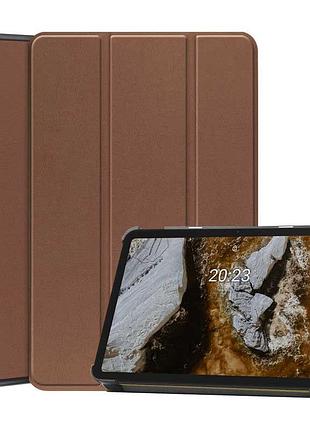 Чехол книжка для планшета nokia t20 10.4 2022 brown