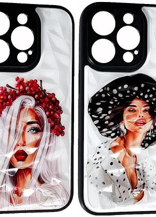 Tpu+pc чехол prisma ladies для apple iphone 14 pro max (6.7")